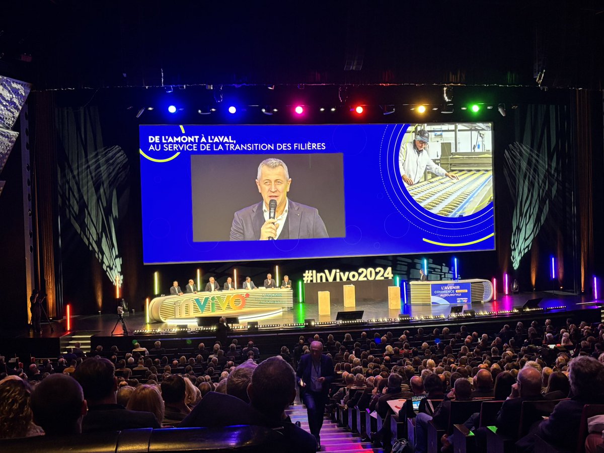 Congrès #INVIVO2024 table ronde Michel Biero  <a href="/lidlfrance/">Lidl France</a> je continuerai à me battre pour le monde #agricole, en partenariat  pour plus d’efficience. #agriculture <a href="/AgenceRDN/">AgenceRDN</a>