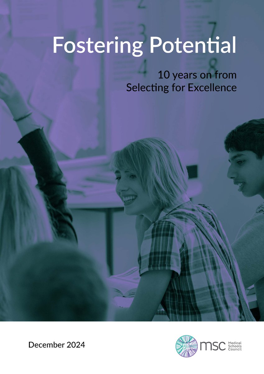 The publication of our #FosteringPotential report allows us to reflect on the last 10 years of work since the publication of Selecting for Excellence in 2014, and look to the future of widening participation. 

It looked into issues around selection into medical school and how