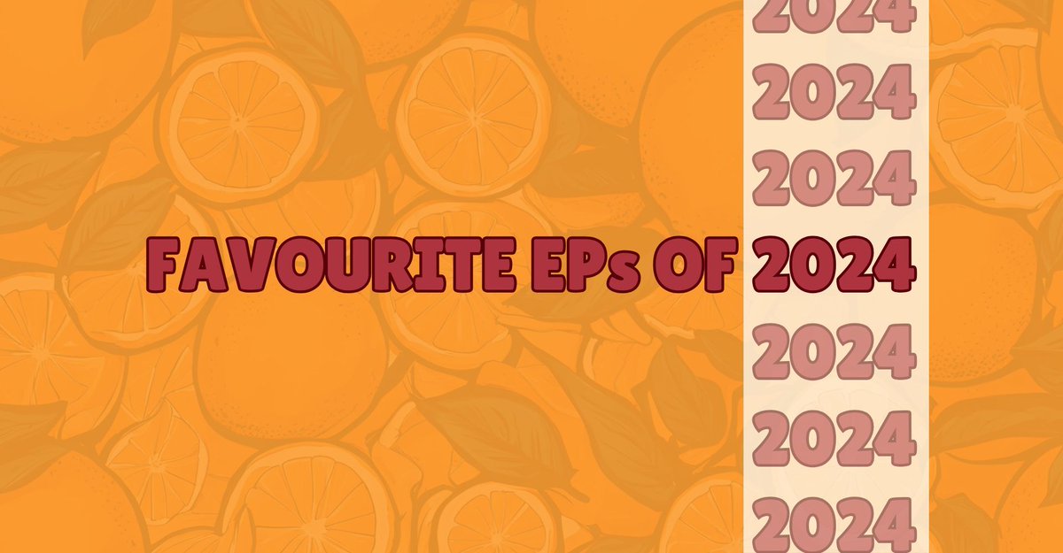 🍊 FAVOURITE EPs OF 2024 🍊

List Week continues with our favourite EPs of 2024! Tons of great artists are discovered through the humble EP, and here are 25 of real good ones. Concluding tomorrow with our favourite albums!

buff.ly/3ZWniw7