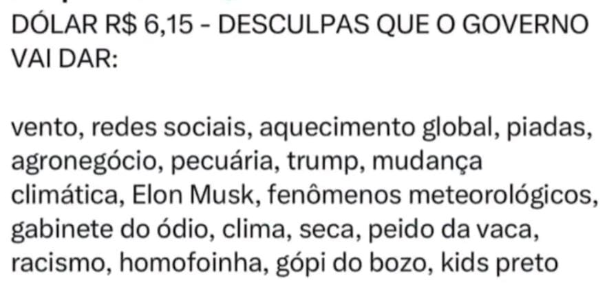 PabloRangelll's tweet photo. Dólar acima de 6,00 , gastos do governo nas alturas, judiciário 130 BI por ano. A farra do boi. https://t.co/gr8aAGwey4