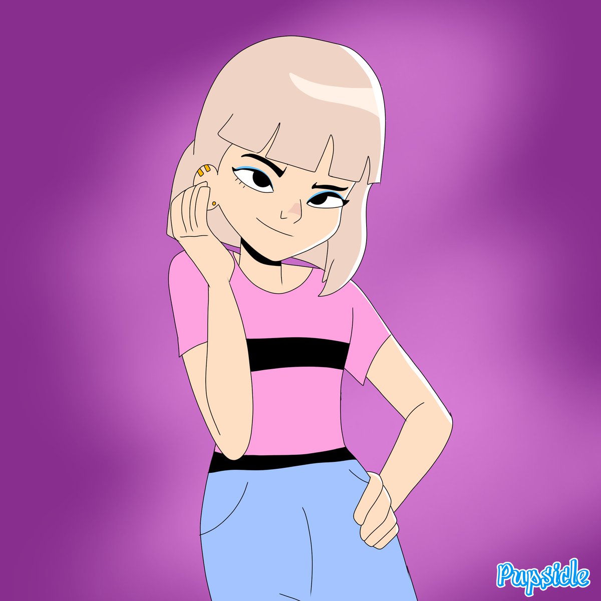 I drew Jentry Chau from #jentrychauvstheunderworld I'm starting to like it #jentrychau #jentrychaufanart #myart #pupsicleanimation #fanart