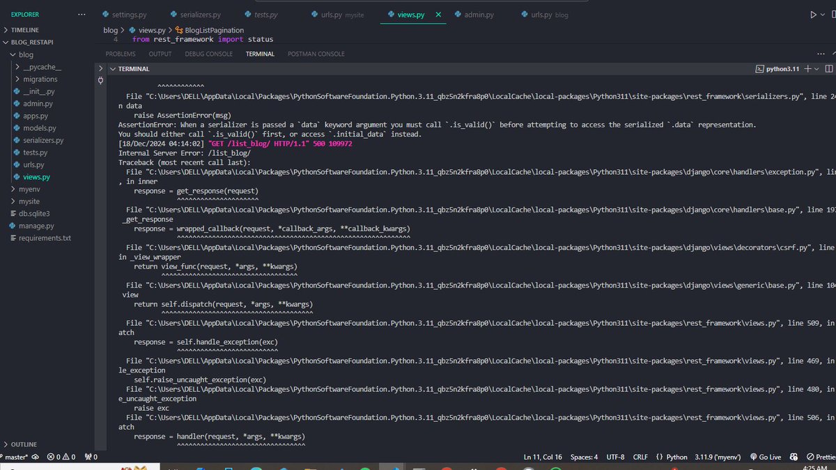AtoyebiJoshua5's tweet image. "When a single typo brings your entire code to its knees. 3 hours of debugging later... Full stack development: where patience is a virtue #FullStackStruggles #DebuggingLife