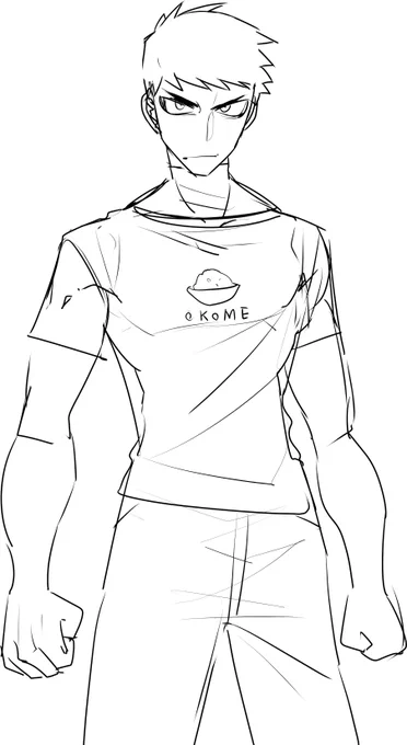 逆にTシャツを 