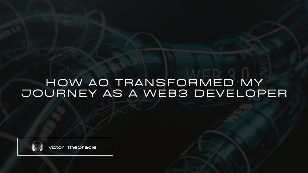 This time last year, I was completely broke—a struggling developer with no clients or prospects.

Fast forward to May this year, and everything changed.

<a href="/weave_db/">WeaveDB 🧬</a> gave me a reason to keep building and it pulled me into the Arweave Ecosystem.

At first, <a href="/ArweaveEco/">Arweave Ecosystem</a> felt strange