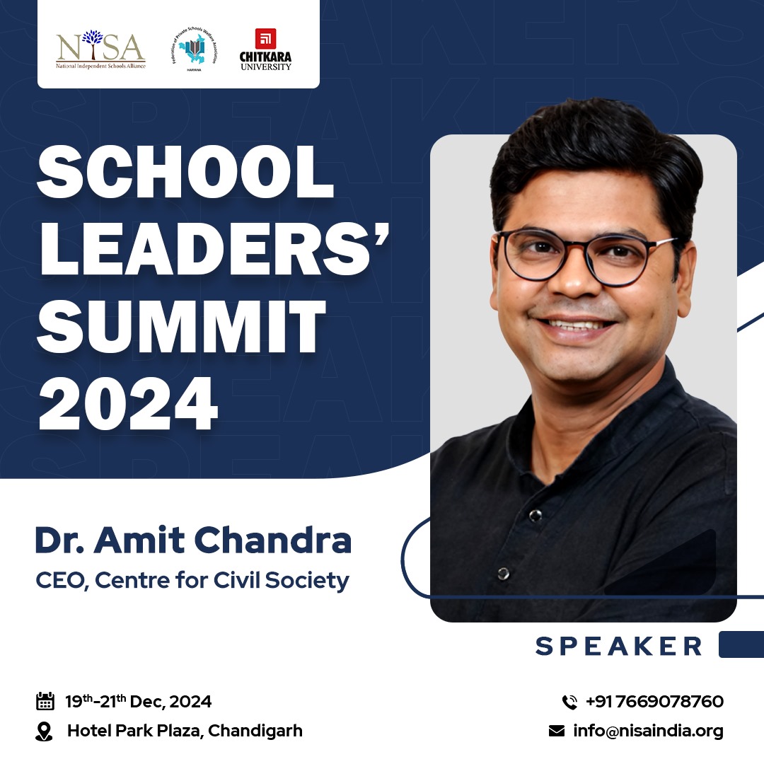 Will be in #Chandigarh tomorrow for an event by <a href="/NISAedu/">NISA Education</a>