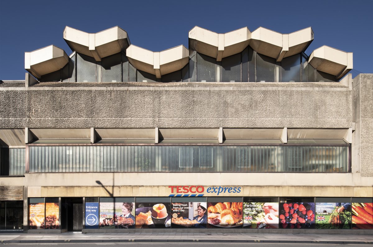 NEWS || ‘The Brutalist church above a Tesco’: Built between 1967-69 to the designs of architect Ronald H Sims, Broadmead Baptist Church in central Bristol has been Grade II listed, thanks to support from C20 Society.

Intended to be a ‘Baptist cathedral of the West’, Broadmead