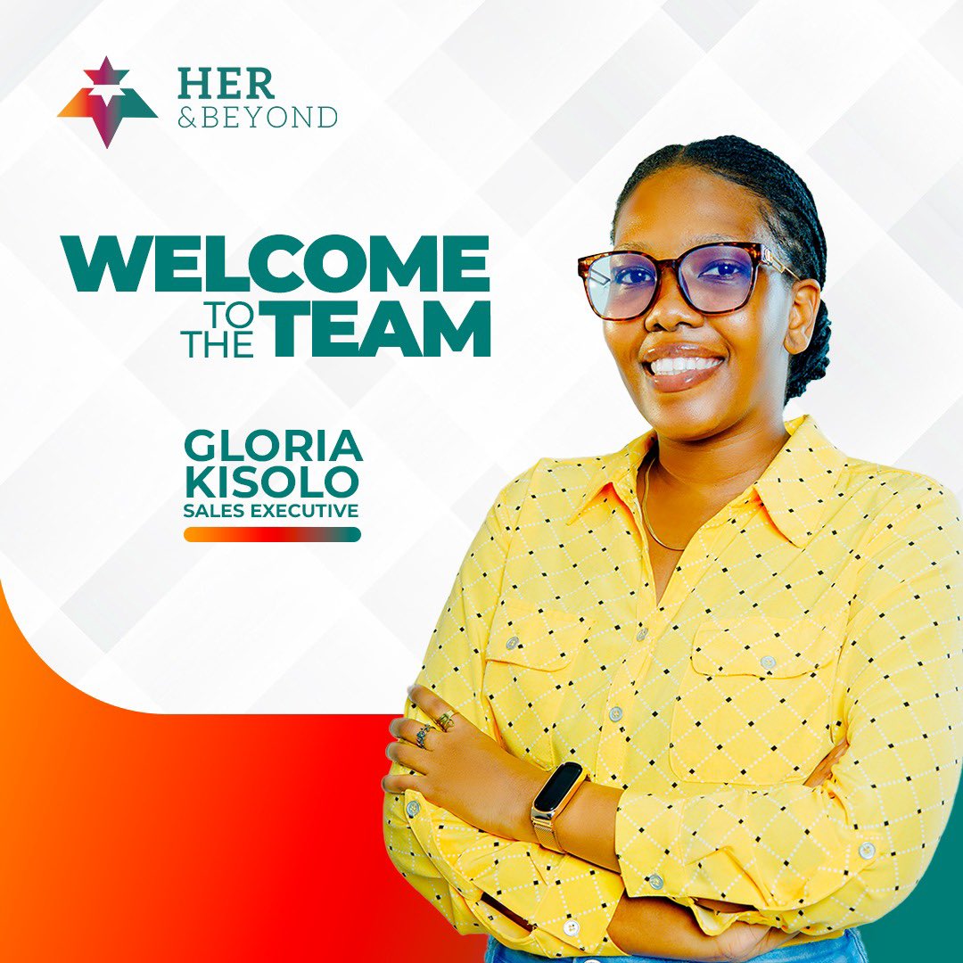 her_beyond's tweet photo. We are thrilled to welcome Gloria Mugide Kisolo to our team as our new Sales Executive! Gloria brings a wealth of experience and expertise to our team, and we're excited to have her on board. #WelcomeGloria #NewTeamMember #SalesExecutive" https://t.co/MvD8lO0GFy