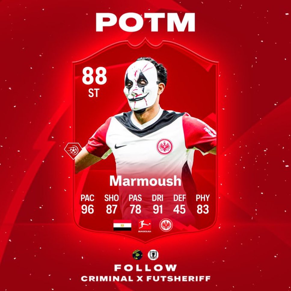 Marmoush POTM Bundes ✅
