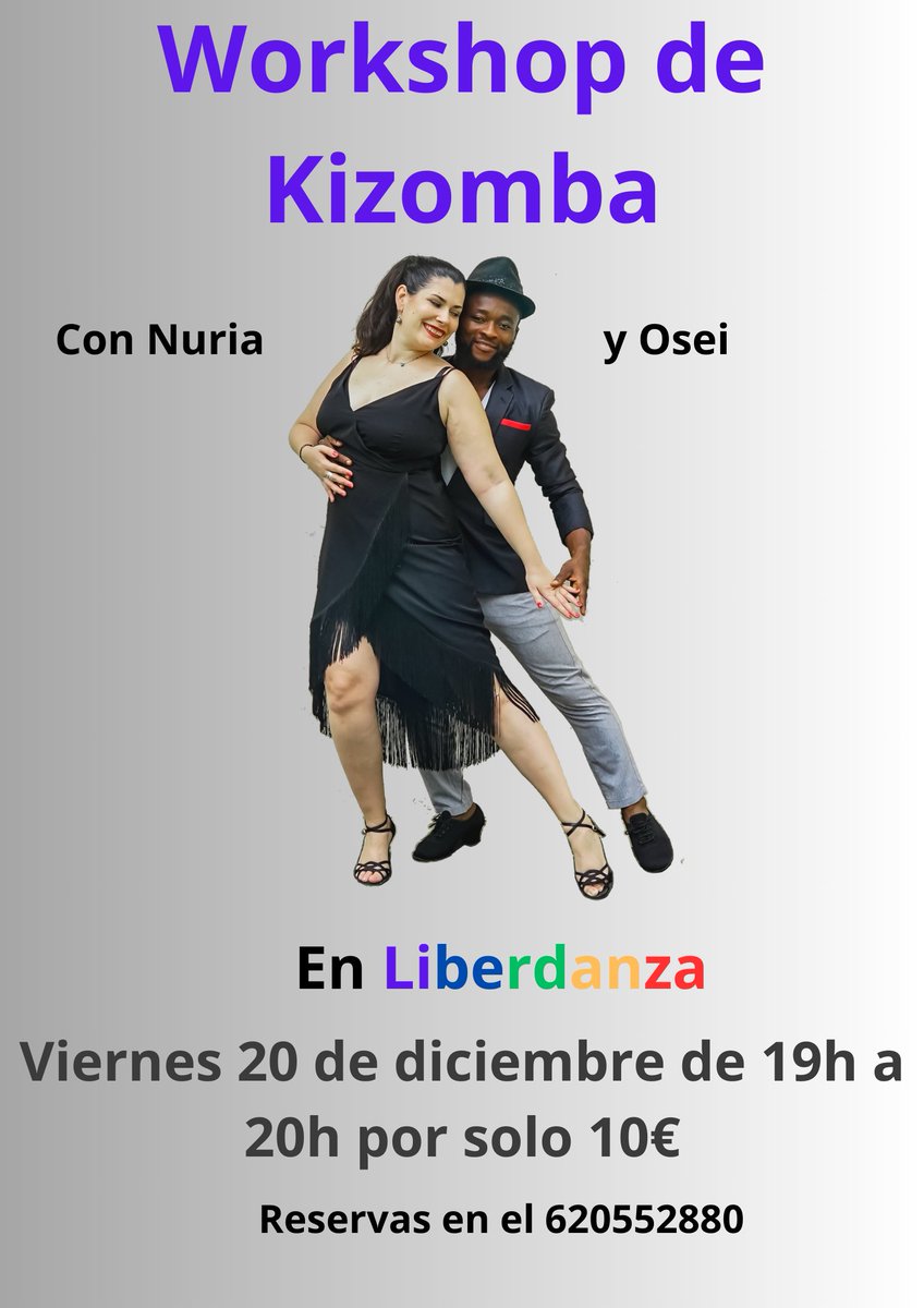 LiberdanzaMad's tweet photo. Hola, este año lo terminamos con unos talleres. Workshops https://t.co/Y1qa0r8bXA
