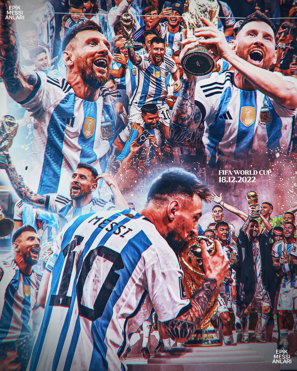 2 Yıl Önce Bugün:

LİONEL MESSİ DÜNYA ŞAMPİYONU! 🇦🇷