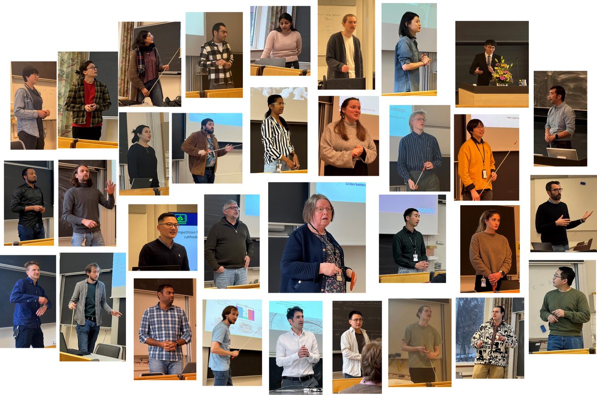 Here are some of the <a href="/angstromABC/">Ångström Advanced Battery Centre</a> Battery Monday Seminar speakers in 2024. Thank you for all your contributions, and look forward to another year of great talks! #battchat