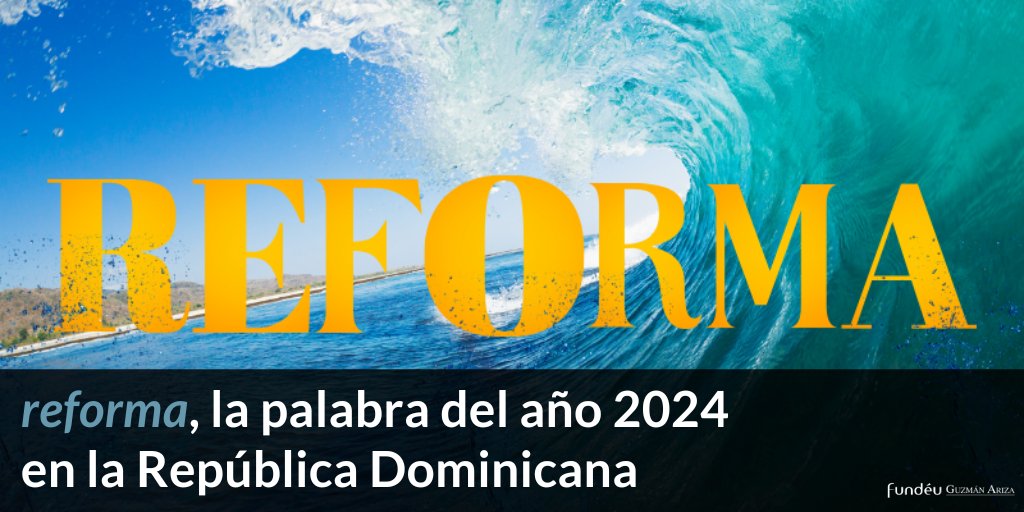 La voz “reforma” es la palabra del año 2024 en la República Dominicana. Así lo perciben nuestros seguidores, que votaron mayoritariamente por ella (más del 60 %) frente a las demás candidatas. #EspañolUrgenteRD #FundéuGA

🔗 goo.su/7RZHIIn