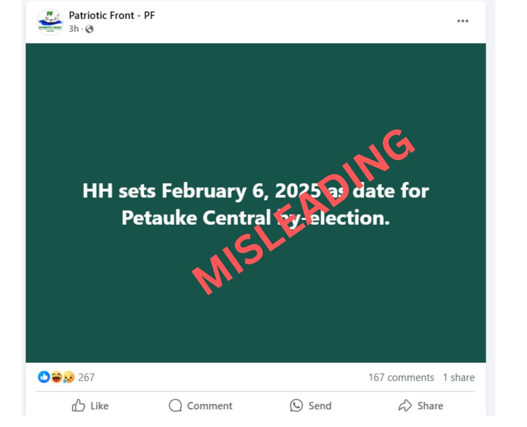 Zambia Fact Checking and Response Mechanism tweet media