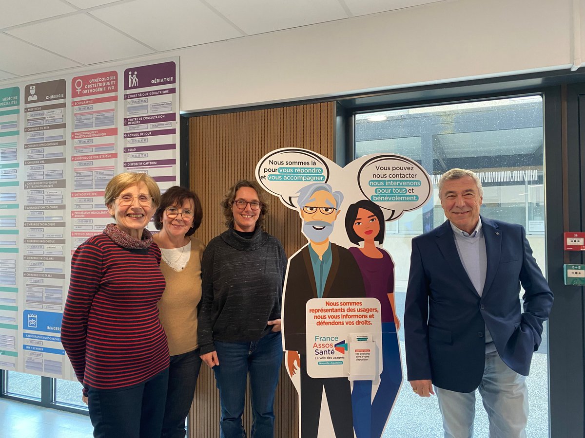 🤔 Saviez-vous qu’il existe des représentants des usagers pour défendre vos droits dans les établissements de santé ?

📧 Vous pouvez les contacter via l'adresse mail : representants.usagers@ch-bergerac.fr