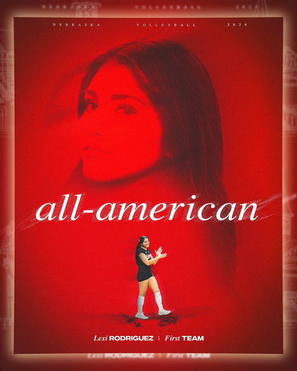 Nebraska Volleyball (@huskervb) on Twitter photo 4x ALL-AMERICAN STATUS ๐
<a href="/Alexis14Rod/">Lexi Rodriguez</a> is just the 3rd Husker in program history to have earned All-America honors all four years! 4x ALL-AMERICAN STATUS ๐
<a href="/Alexis14Rod/">Lexi Rodriguez</a> is just the 3rd Husker in program history to have earned All-America honors all four years!