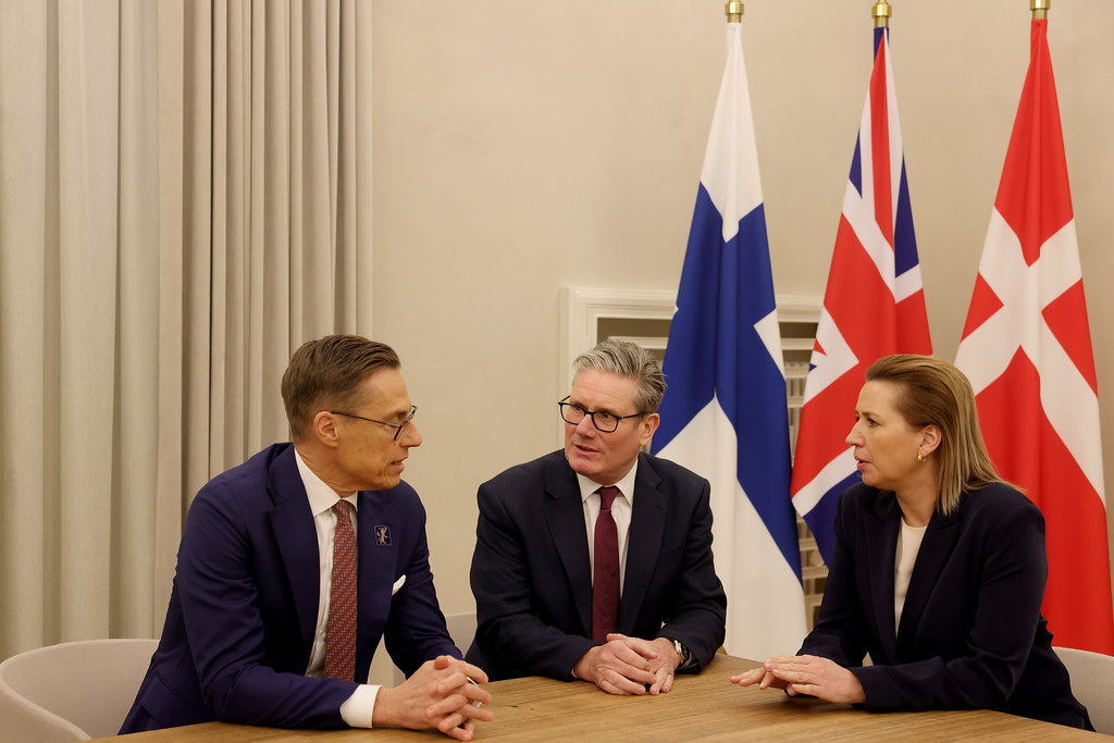UK in Finland 🇬🇧🇫🇮 (@ukinfinland) on Twitter photo PM <a href="/Keir_Starmer/">Keir Starmer</a> met President <a href="/alexstubb/">Alexander Stubb</a>, and Danish PM Mette Frederiksen, in a trilateral meeting following the #JEF summit yesterday. The leaders discussed plans to increase support for Ukraine and strengthen European security.
👉gov.uk/government/new… PM <a href="/Keir_Starmer/">Keir Starmer</a> met President <a href="/alexstubb/">Alexander Stubb</a>, and Danish PM Mette Frederiksen, in a trilateral meeting following the #JEF summit yesterday. The leaders discussed plans to increase support for Ukraine and strengthen European security.
👉gov.uk/government/new…