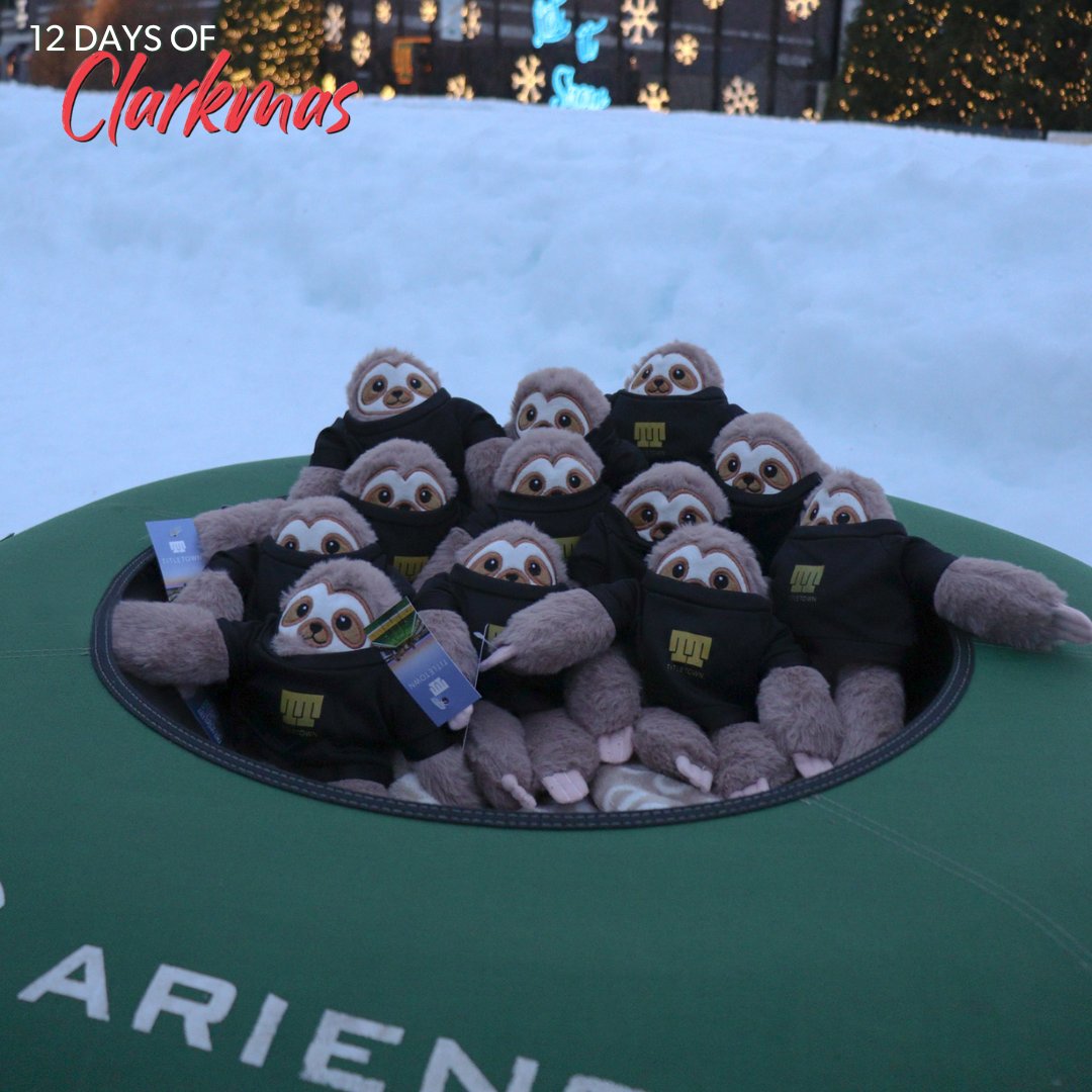 titletown's tweet image. On the twelfth day of Clarkmas, Titletown gave to me: 12 Clark's ready to tube on @Ariens Hill (now open)! Enter to win by liking + reposting this post! Must be following @titletown. 

#12DaysOfClarkmas