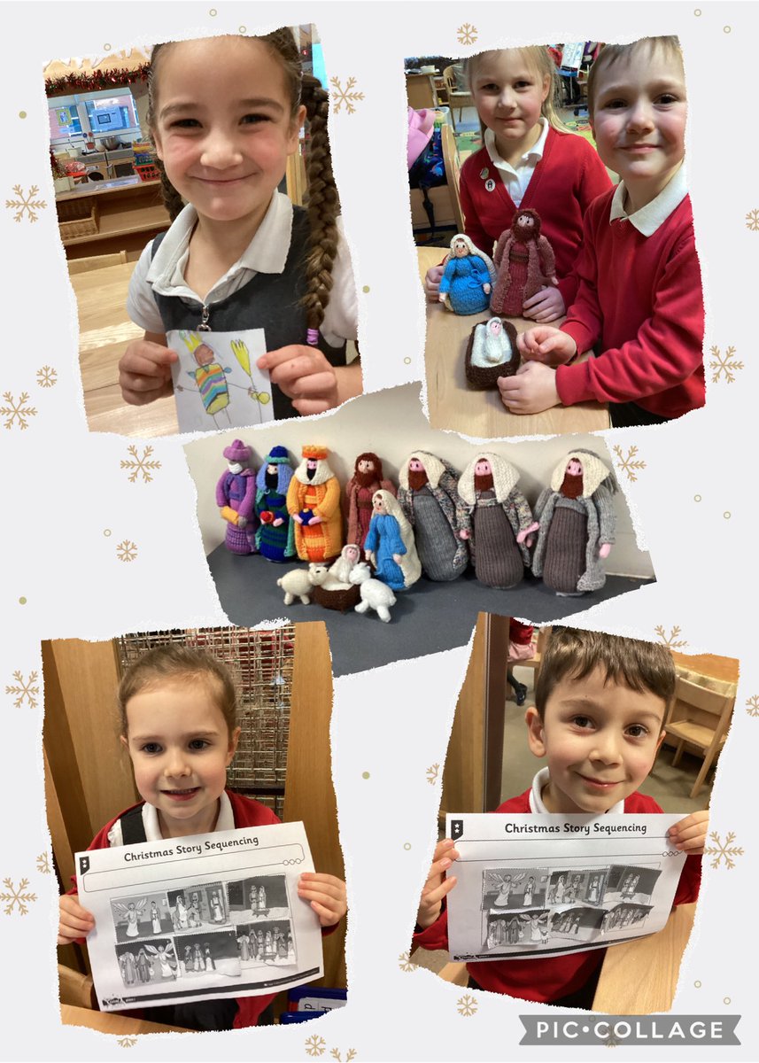 RA have been ordering parts of the Christmas story, retelling the Christmas story with knitted characters and drawing pictures of gifts for Jesus. Article 28