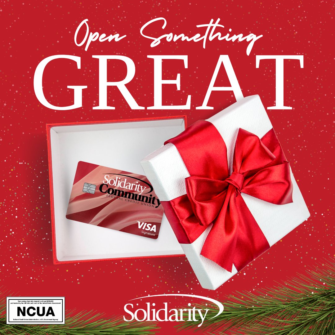 SolidarityCU's tweet photo. Apply for a Max Cash Preferred Credit Card. ☺️ 

💳  EMV smart chip technology
💳 Mobile purchasing capability
💳 View your credit card online with 24/7 access, make payments and check transactions.

Click here: https://t.co/9jANqAgJsY.

Member NCUA

#ApplyToday #CreditCard https://t.co/KjYthEj7r5