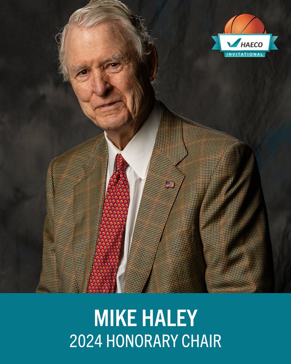 HAECO Invitational (@haecoinvit) on Twitter photo Announcing the 2024 #HAECOInvit Honorary Chair: Mike Haley!
A <a href="/greensborocity/">City of Greensboro</a> native, former <a href="/GSOSportCouncil/">Greensboro Sports Council</a> president and sports advocate, Mike has made lasting contributions to our community. Thank you, Mike, for your dedication! 🏀
Read more: bit.ly/3Ti8THB Announcing the 2024 #HAECOInvit Honorary Chair: Mike Haley!
A <a href="/greensborocity/">City of Greensboro</a> native, former <a href="/GSOSportCouncil/">Greensboro Sports Council</a> president and sports advocate, Mike has made lasting contributions to our community. Thank you, Mike, for your dedication! 🏀
Read more: bit.ly/3Ti8THB