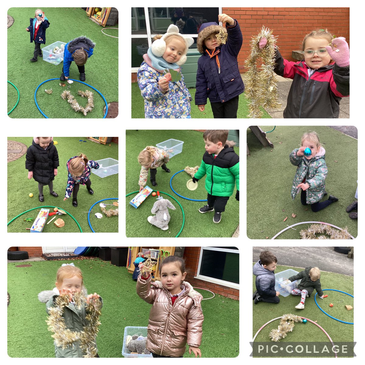 Nursery have had lots of fun this half term learning about shiny festivals. They have being trying hard to use the work ‘shiny’ correctly and have shown good skills at sorting the objects into ‘shiny’ and ‘not shiny’ hoops.
#ScienceatBewley