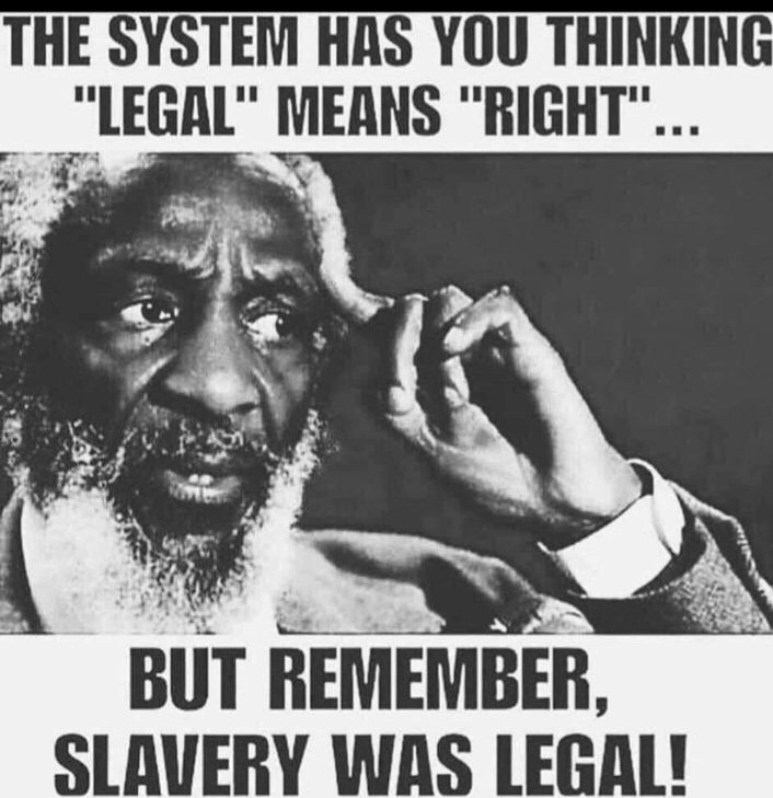 letsgotherecush's tweet image. Is 'Legal' Always Right? 🤔
What’s lawful today may not align with ethics or justice. 
We must constantly ask ourselves: Is what’s legal also what’s fair, just, and moral?

#LegalVsMoral #EthicsAndLaw #JusticeMatters #MoralCompass #LawAndEthics  #SocialJustice