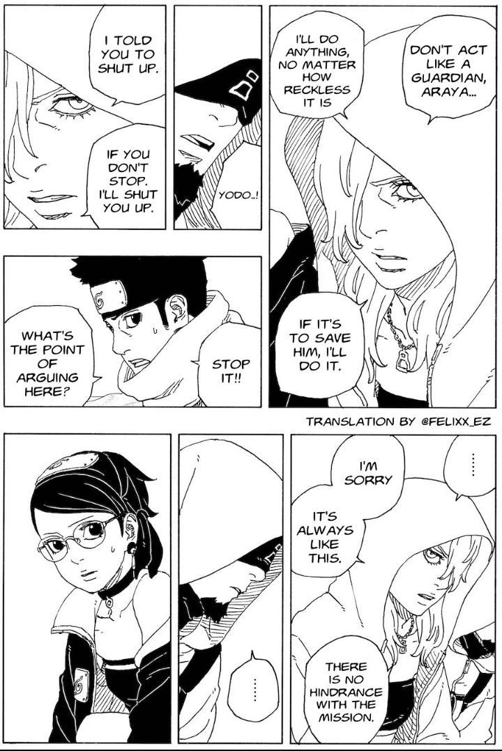 Aftab_Khan34's tweet photo. Why everyone blaming #sarada
#Borutotwobluevortexchapter17
#BorutoTwoBlueVortexCh17Spoiler
#borutospoilers #BorutoTBV https://t.co/ACKihU68x3