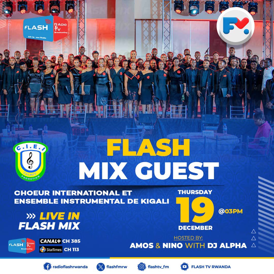 ChoeurKigali's tweet photo. 🚨 Ejo kuwa kane ni gahunda! Kuri @flashfmrw mu kiganiro #FlashMix saa Cyenda (03:00PM) 

Turabararitse📍Ibindi biroroshye: https://t.co/qiFxPoMKtZ 

Cyangwa uhamagare:  0794932960|  0788735652 | 0788700577 | https://t.co/1HufkB3oEA
