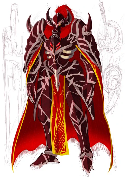 鎧キャラ一旦こんな感じ