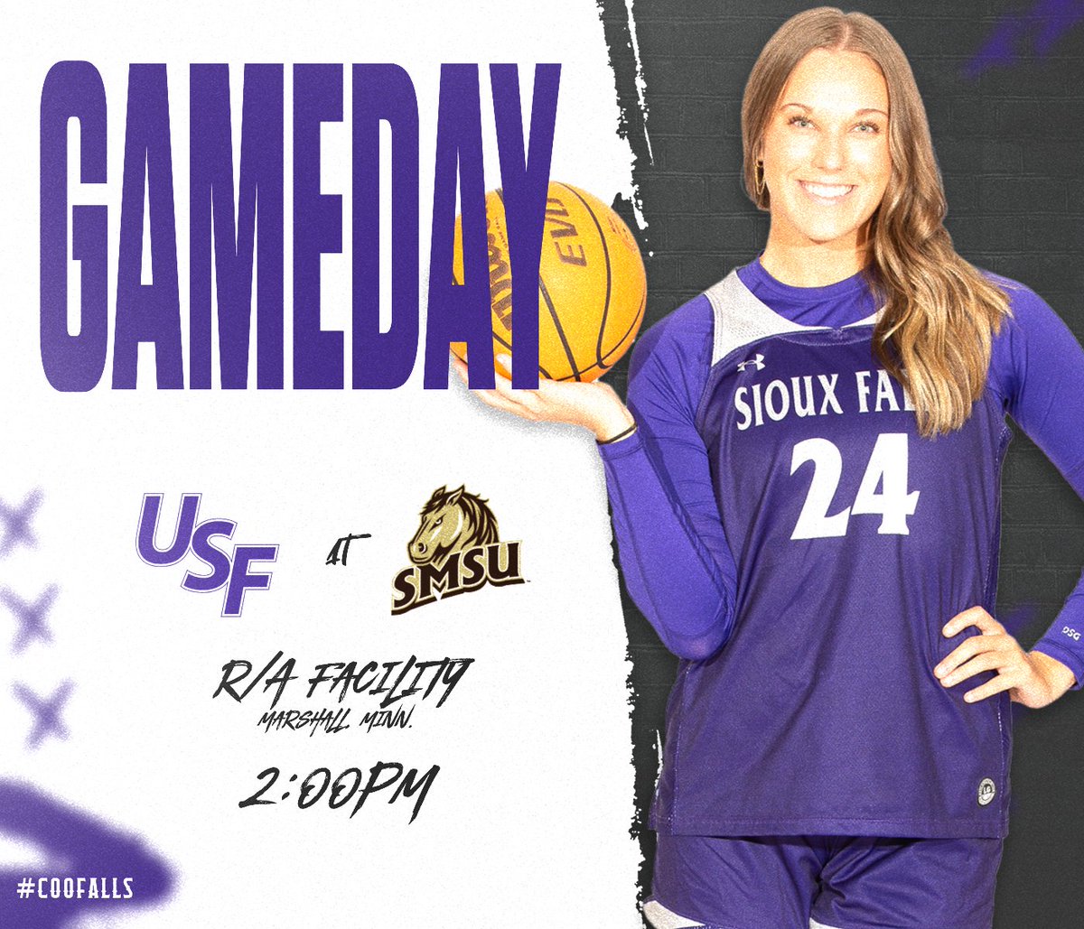 🔥🏀 COUGAR GAMEDAY! 🏀🔥

The Coo travel to Marshall to finish up 2024!

⏰ 2:00 PM
📍 R/A Facility
📺 nsicnetwork.com/usfcougars/
📊 tinyurl.com/CooWBBLive
🎙️ kwsn.com

#CooFalls | #GoCoo