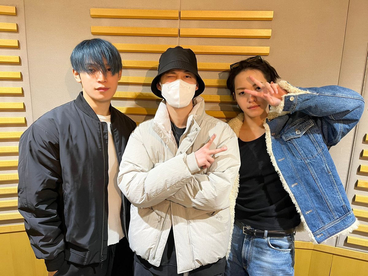 official_jo1's tweet photo. ニッポン放送
《 #JO1 のオールナイトニッポンX 》
#大平祥生 #白岩瑠姫 #與那城奨 が
出演させていただきました！

ありがとうございました！

#JO1ANNX https://t.co/bVEmpI76E2