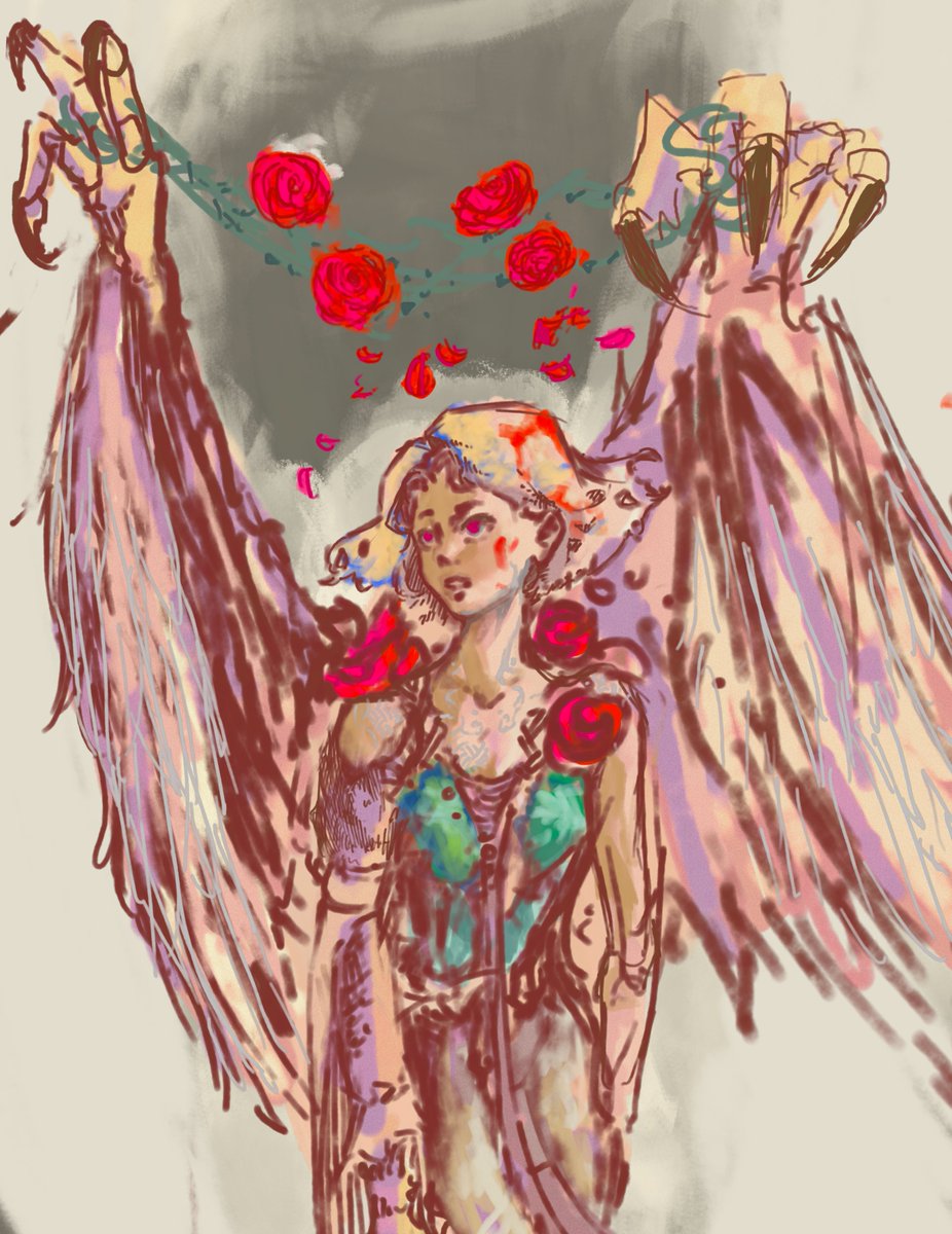 Herbal_Chai_Tea's tweet photo. blood and roses
.
.
.
#イラスト #sketch #art #illustration #낙서 #스케치북 #angel #roses https://t.co/YSwrFF0w9A