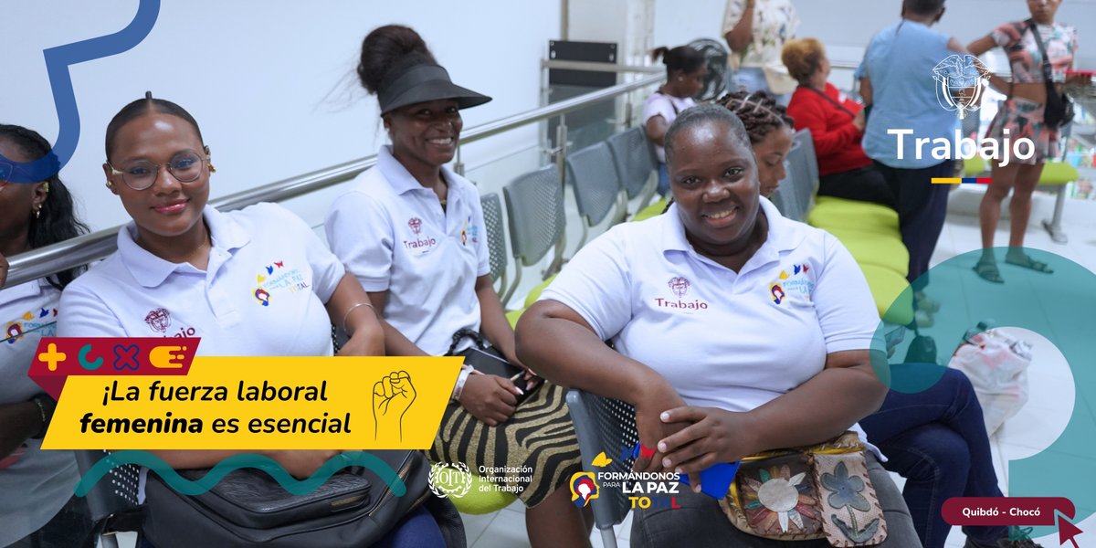 👩‍💼💼 El empoderamiento de las mujeres también fueron parte  esencial del programa #FormándonosParaLaPazTotal Gracias a <a href="/MintrabajoCol/">MinTrabajo</a> y la #OIT, ellas continúan cerrando brechas. 💪
 🔗bit.ly/3WHLUqy