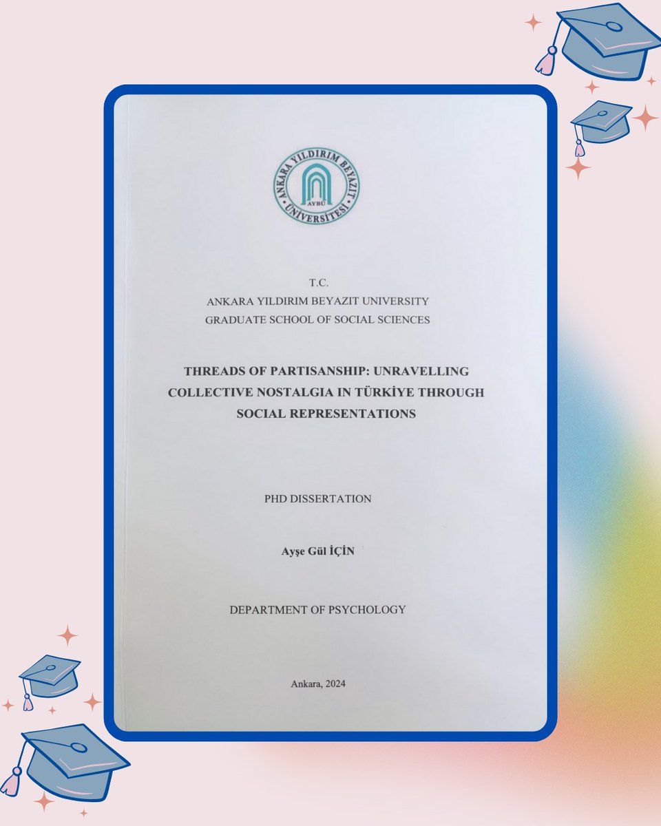 aybuspirelab's tweet photo. 🎊SPIReLab'ın En Yeni Doktora Mezuniyeti🎊
Lab araştırmacılarımızdan Ayşe Gül İçin'in doktora mezuniyetini paylaşmaktan çok mutluyuz. Yıllar süren azim ve özverili çalışmalarıyla doktorasını tamamlayarak büyük bir başarıya imza attı. https://t.co/UEW90tSNhH