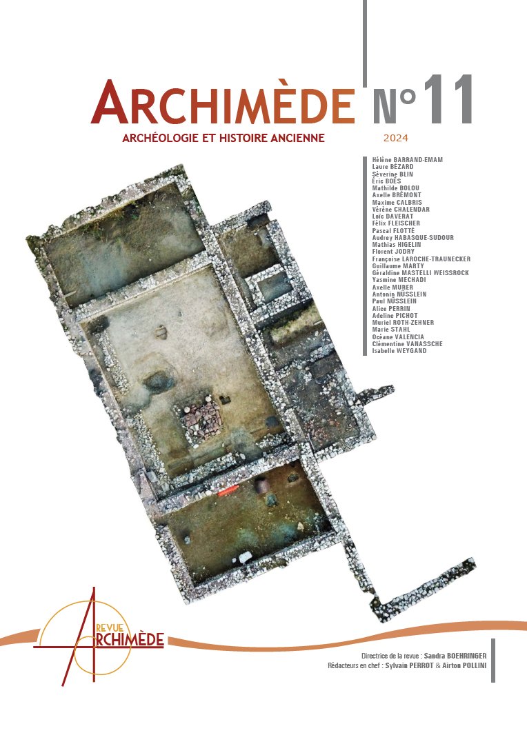 AgerAssociation's tweet image. [Parution] Antonin Nüsslein @AntoninNusslein (dir.), Dossier « Nouvelles données et perspectives de recherches sur la période romaine en plaine d&apos;Alsace et ses abords », Archimède, no 11, 2024
@OpenAccessArch  #archéologie
archimede.unistra.fr/revue-archimed…