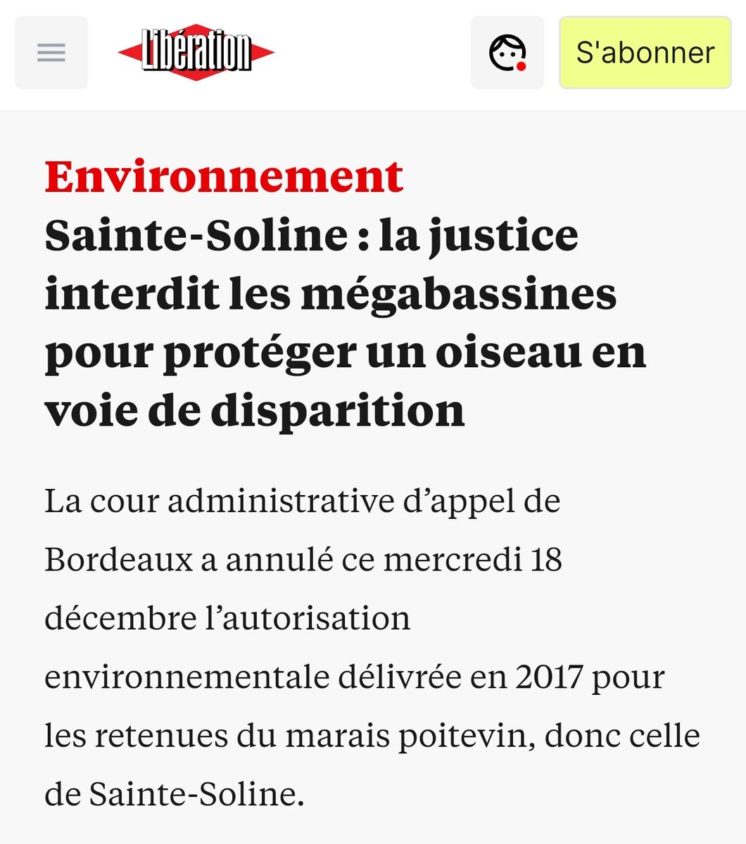 ClemSenechal's tweet photo. Immense victoire.

L'État avait pris le risque de tuer les militants mobilisés à Sainte-Soline.

Mais l'histoire est avec eux. https://t.co/9rRTlvURxQ