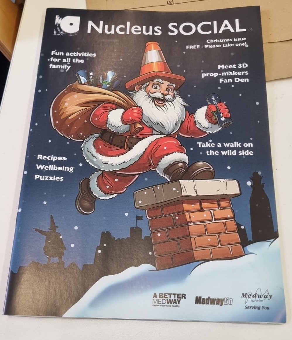 Well it's been a couple years, but we've created a new ed of #NucleusSocial magazine with the help of @medwaycouncil, &amp; a team of incredible writers &amp; artists. Look out for it (FREE) out &amp; about &amp; on our website along with past issues (nucleusarts.com/nucleus-social…) shortly #Medway