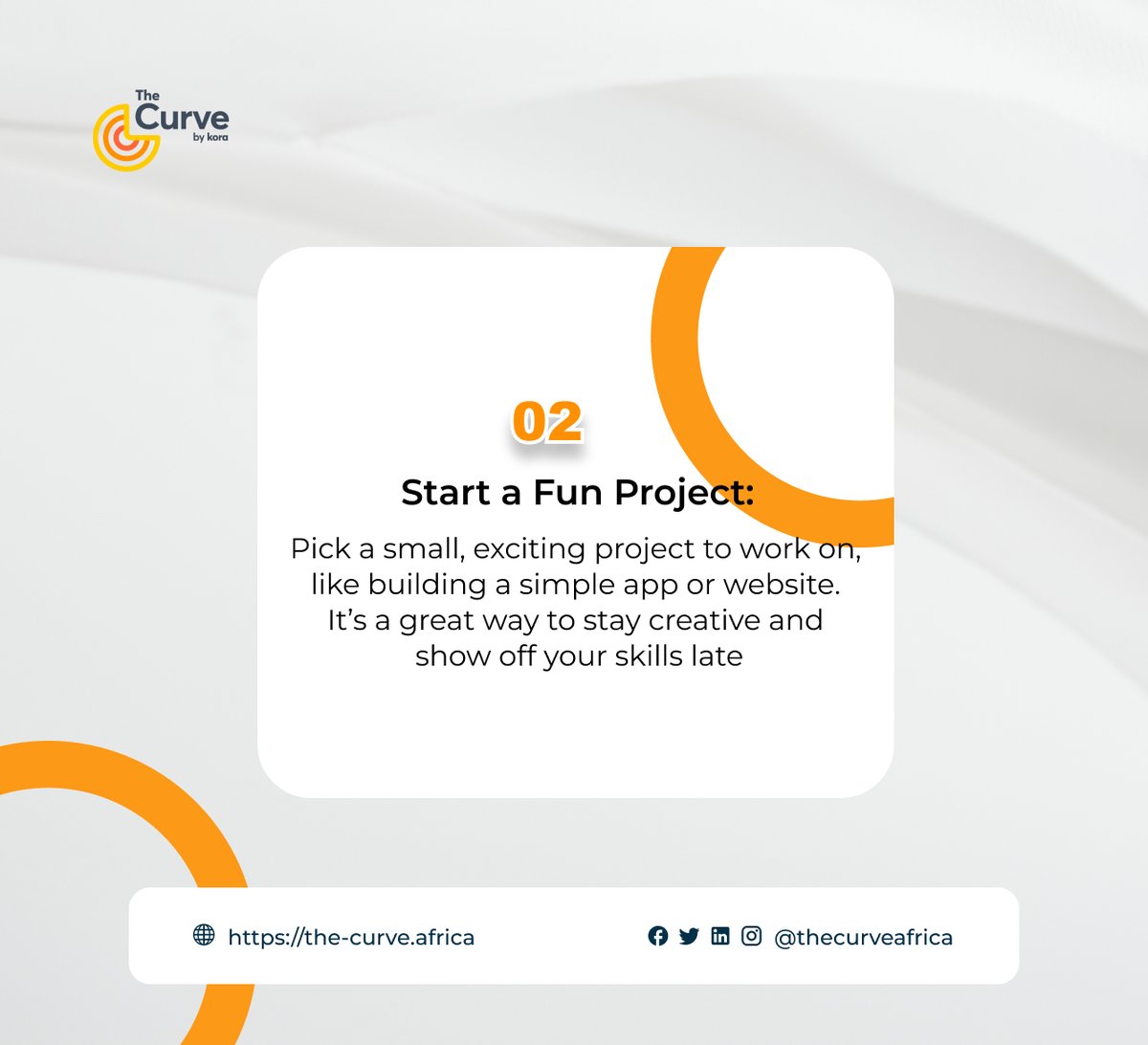 thecurveafrica's tweet image. Hey tech students!  The holidays are here, but learning doesn’t have to stop. 
 Use this time to stay sharp and grow your skills with these simple tips Enjoy your break, but don’t forget to keep growing!

#techstudents #learnandgrow #holidaylearning #keeplearning #staymotivated