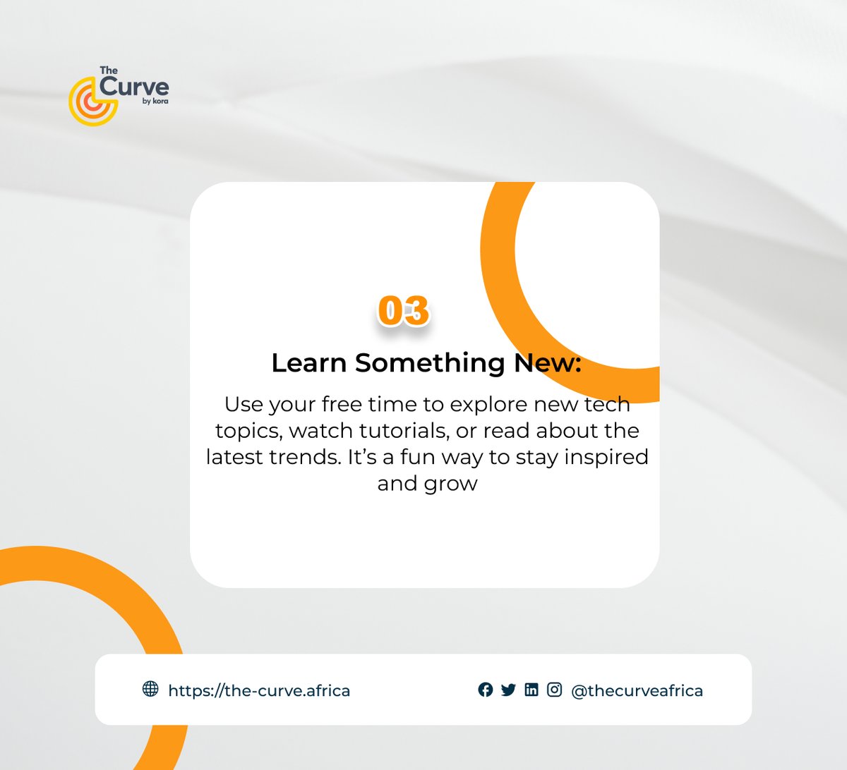thecurveafrica's tweet image. Hey tech students!  The holidays are here, but learning doesn’t have to stop. 
 Use this time to stay sharp and grow your skills with these simple tips Enjoy your break, but don’t forget to keep growing!

#techstudents #learnandgrow #holidaylearning #keeplearning #staymotivated