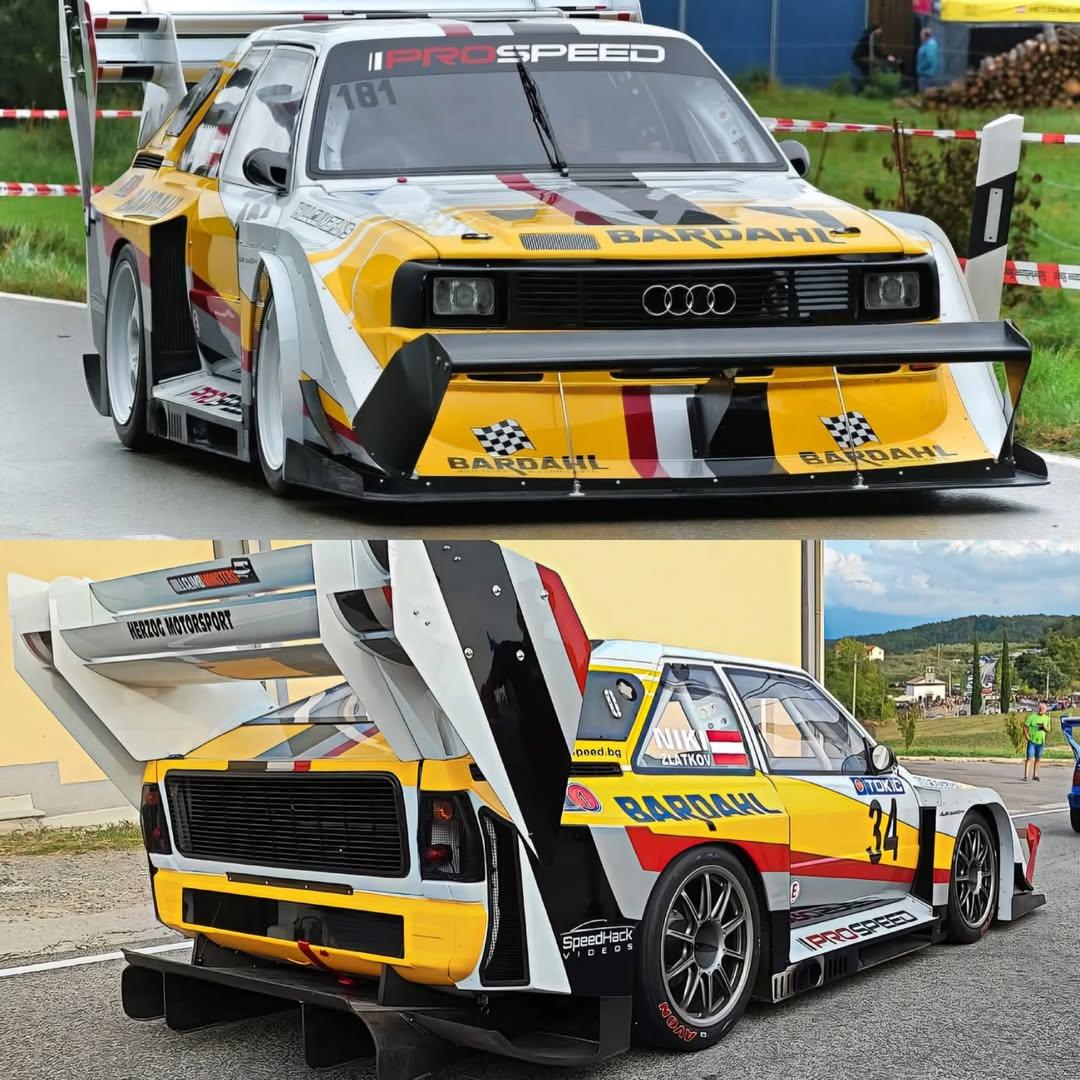 RSF_Motorsport's tweet photo. #Audi Quattro S1 5cil Turbo 830HP 
#PikesPeak / #Hillclimb https://t.co/qyXNq317Tt