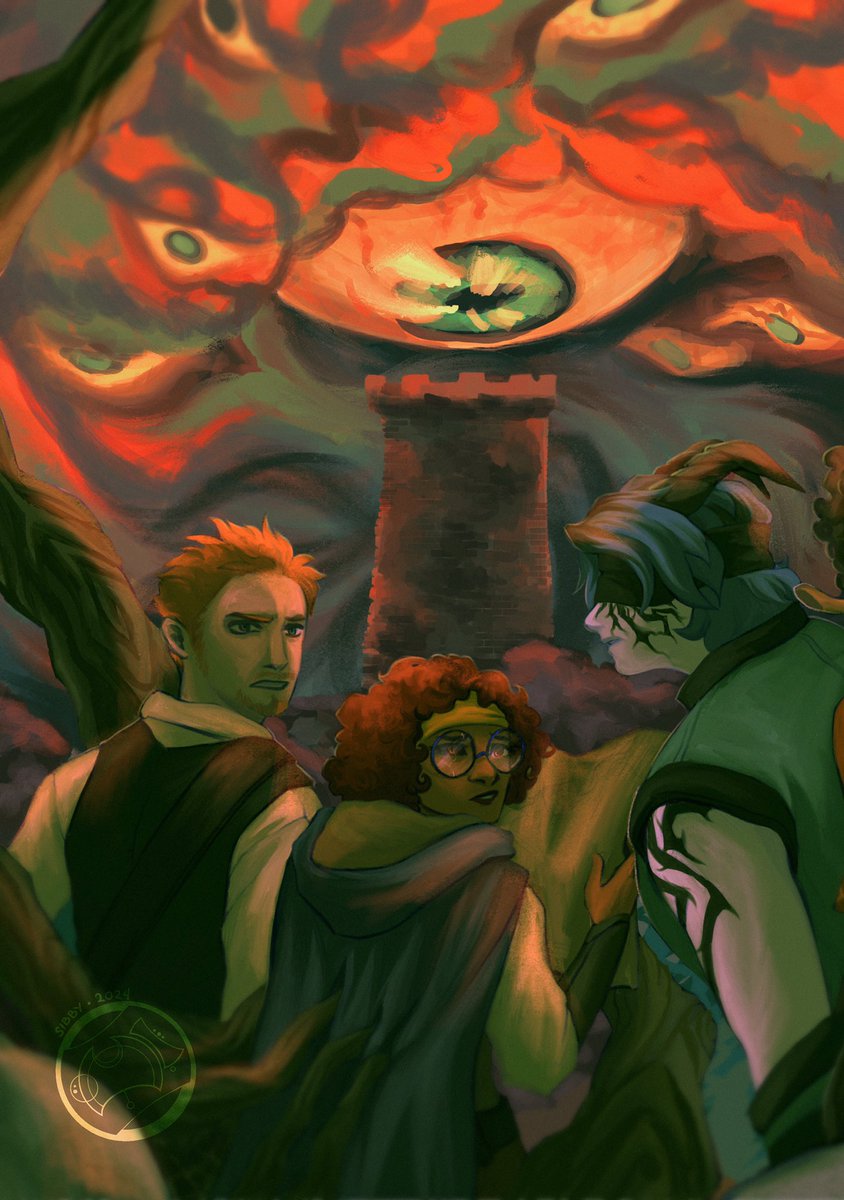 sibbydoo's tweet photo. Hi hello!! I’m really excited to share this since it was for my first ever time joining a zine—and it’s for #TheMagnusArchives podcast!
Here’s a D&D AU that I call ‘Fear & Fathom’! :3 #tmapod https://t.co/YE8qsFqv52