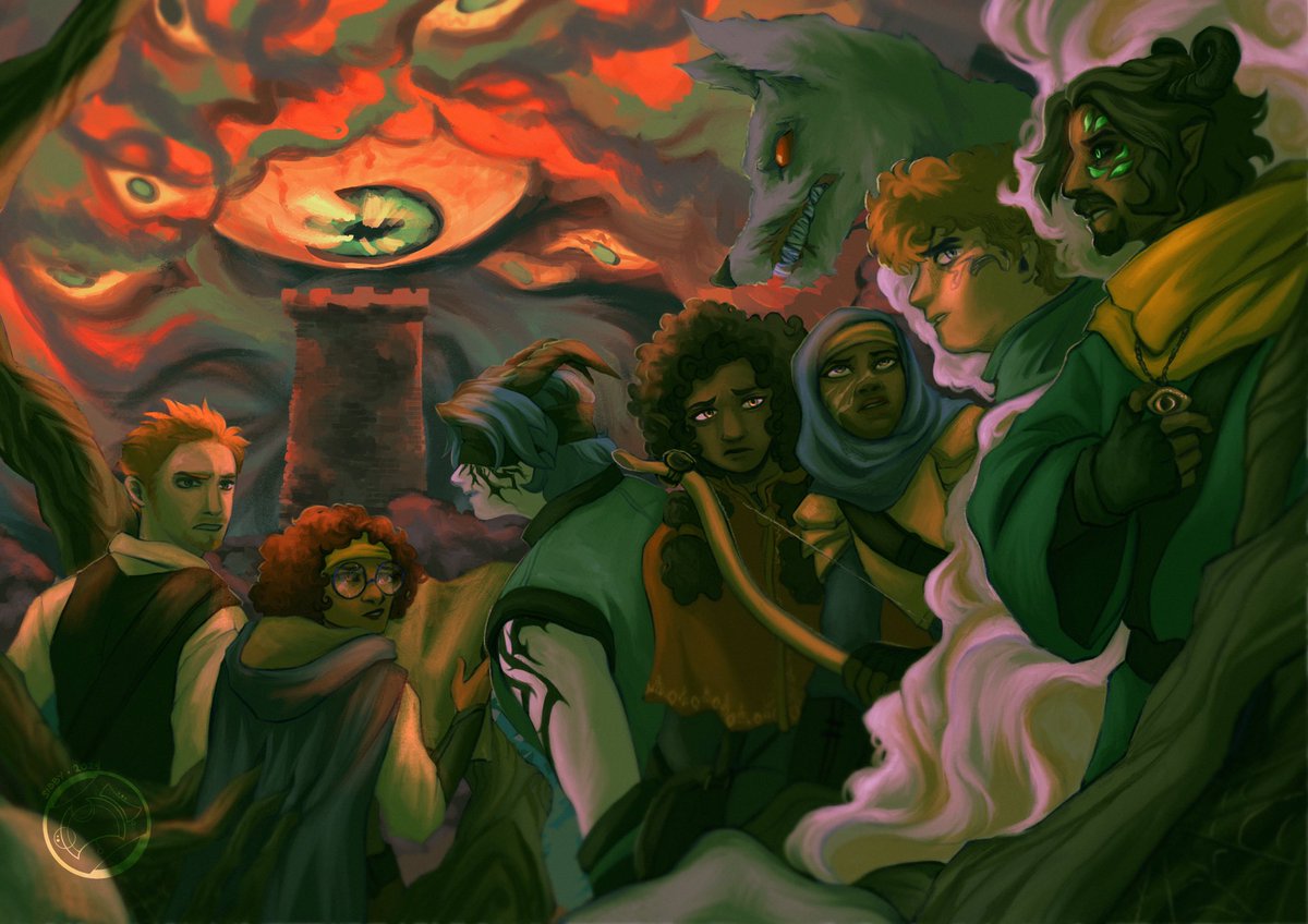 sibbydoo's tweet photo. Hi hello!! I’m really excited to share this since it was for my first ever time joining a zine—and it’s for #TheMagnusArchives podcast!
Here’s a D&D AU that I call ‘Fear & Fathom’! :3 #tmapod https://t.co/YE8qsFqv52