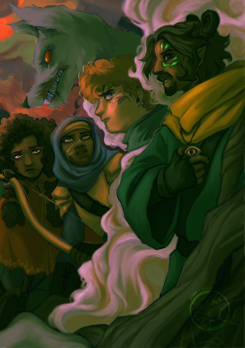 sibbydoo's tweet photo. Hi hello!! I’m really excited to share this since it was for my first ever time joining a zine—and it’s for #TheMagnusArchives podcast!
Here’s a D&D AU that I call ‘Fear & Fathom’! :3 #tmapod https://t.co/YE8qsFqv52