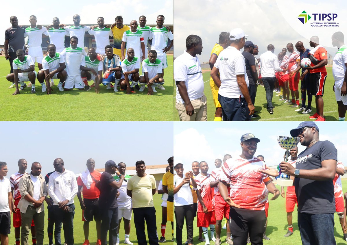 ⚽ TIPSP : Le sport comme levier de cohésion sociale et bien-être !

Le 7 décembre 2024, un tournoi de football a réuni nos équipes dans une ambiance conviviale au Stade Auguste Denis, San Pedro. Félicitations à l’équipe QHSE pour leur victoire ! 🏆 #CohésionSociale