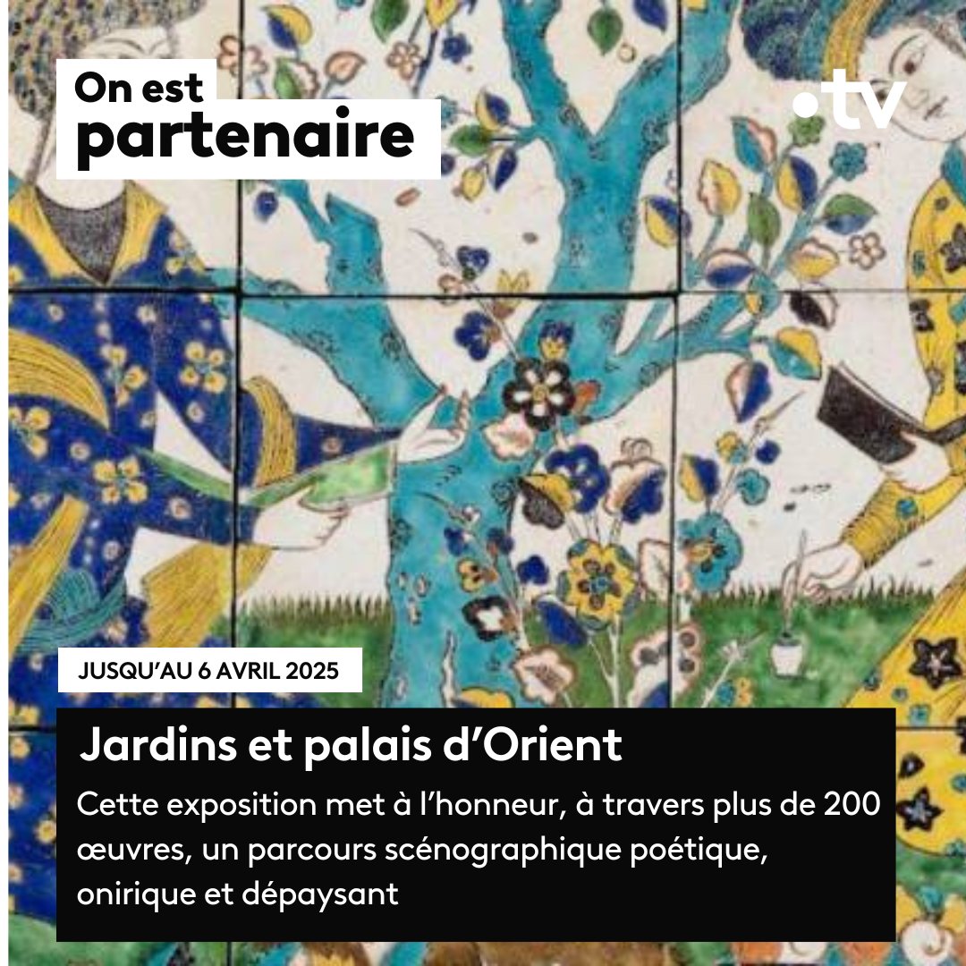 Francetele's tweet photo. 🪴 🤝  Les jardins et palais d’Orient à l’honneur !

Cette exposition immersive et colorée rassemble 200 œuvres anciennes et contemporaines.

🗓️ Jusqu’au 6 avril 2025 à l’Hôtel Départemental des Expositions du Var https://t.co/1y5aCrrWoN