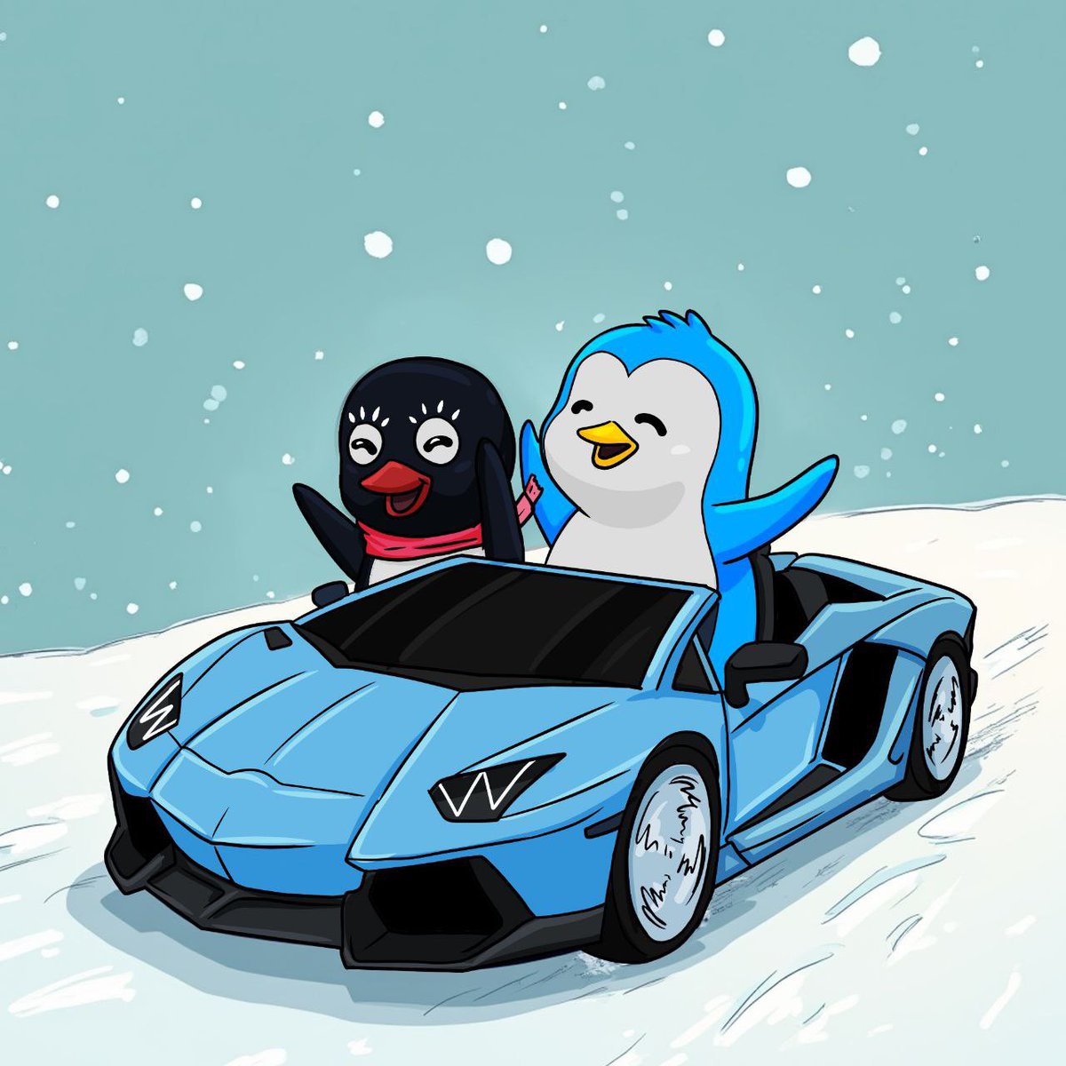 MainPingiCoin's tweet photo. Pingi isn’t just Pengu’s girlfriend—she’s his anchor, his adventure buddy, and his biggest fan. 

https://t.co/7h37T1TB7i

https://t.co/kghDKsvW4M https://t.co/Kyg8T8EpQG