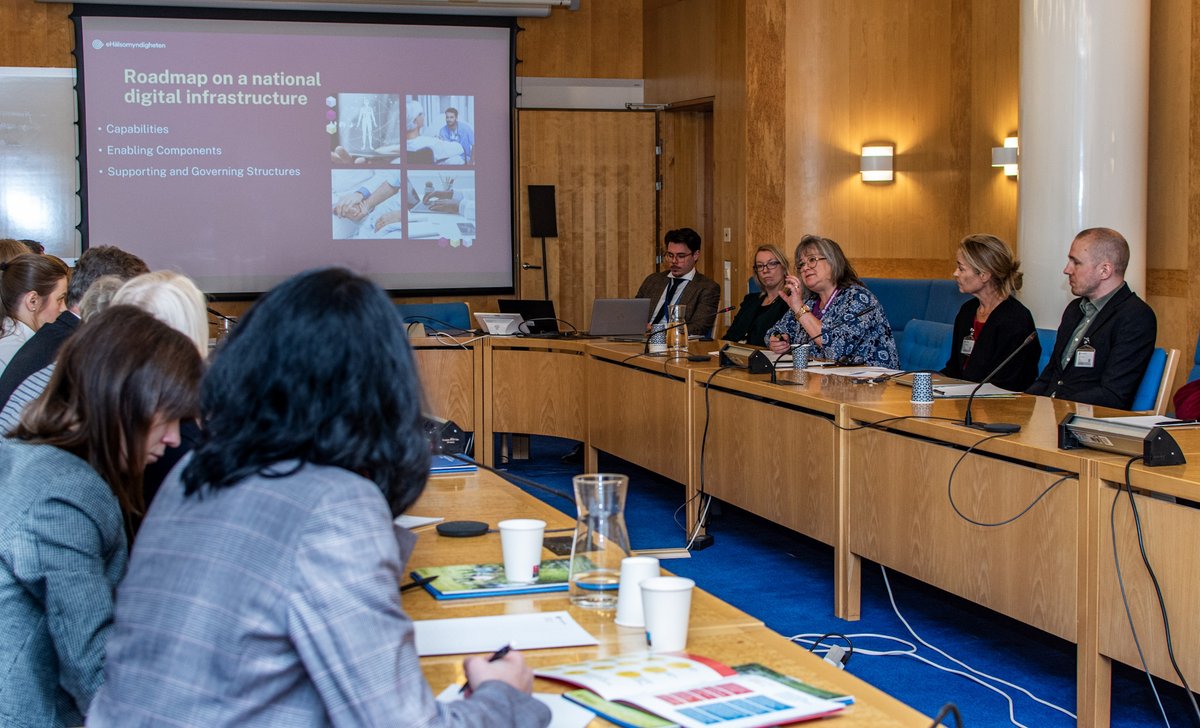 WHO_Europe's tweet photo. Sweden’s innovative approach to rural health continues to inspire! 

Last week, the Latvian delegation🇱🇻 visited the WHO PHC Demonstration Platform to explore:

🔵Delivering PHC via the cottage hospitals
🔵Digital solutions for remote areas
🔵Rural workforce strategies

#PHC4UHC https://t.co/ioZ0xG4u4J