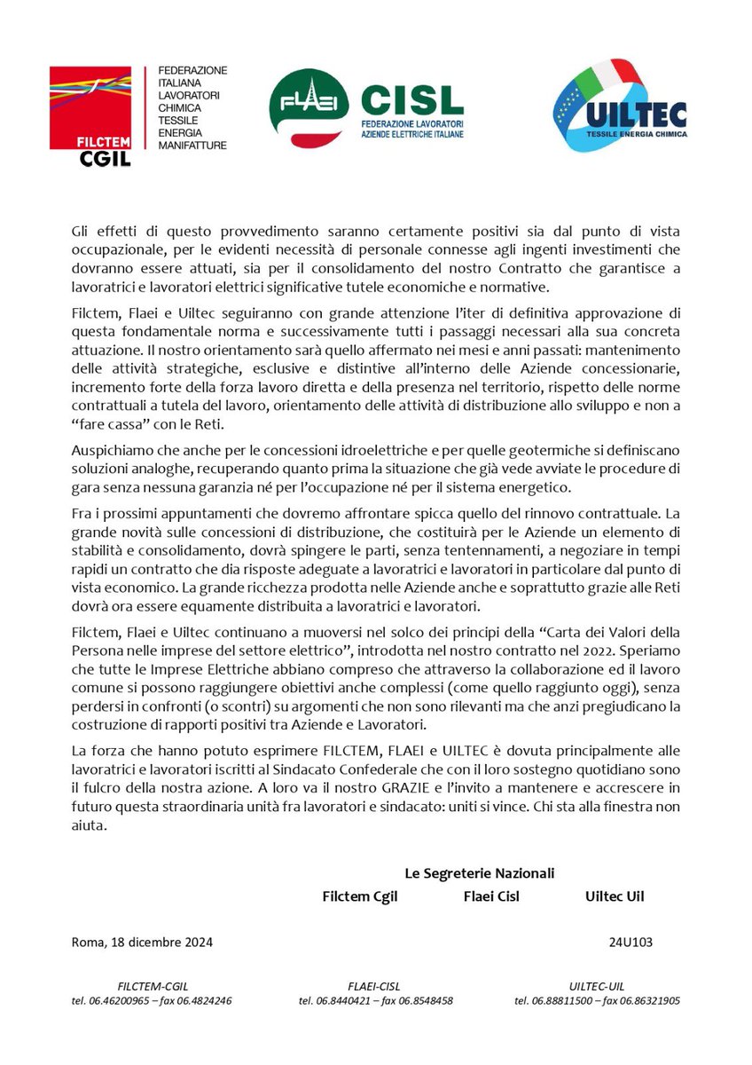 FLAEI Cisl Piemonte tweet media