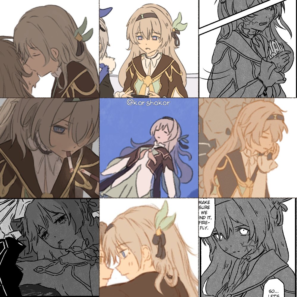 KorshoKor's tweet image. A collection of my favorite faces of stellefly that I've drawn this year