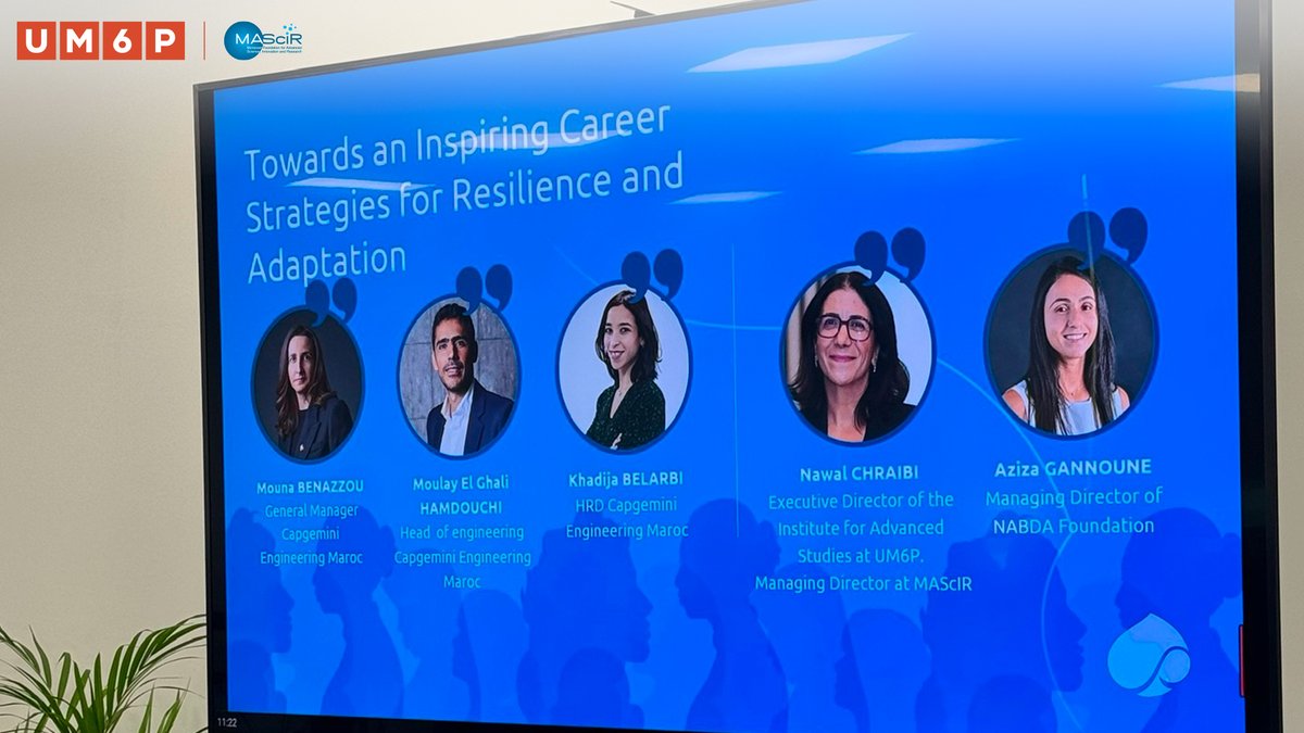 #MAScIR-<a href="/UM6P_officiel/">UM6P - University Mohammed VI Polytechnic</a> a participé au lancement des Women in Engineering par <a href="/CapgeminiEng/">Capgemini Engineering</a>. Mme <a href="/nchraibi75/">Nawal CHRAIBI</a> a partagé son parcours, mettant en avant l’impact de MAScIR sur la santé, l’énergie et l’innovation, tout en soulignant le rôle clé des femmes en sciences et technologies.